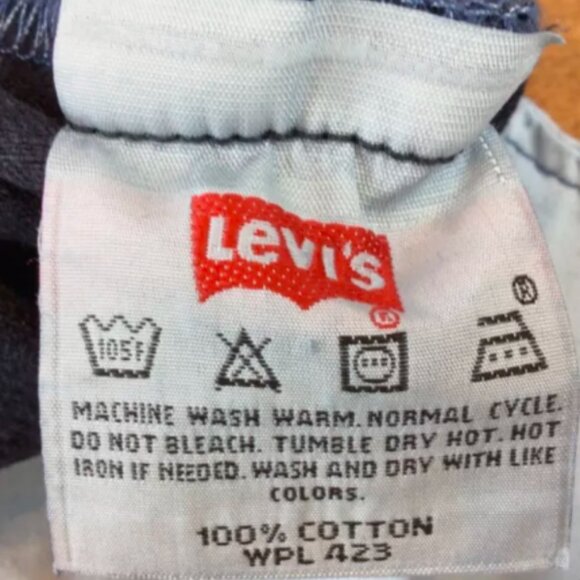 Vintage Dark Wash Levi 501 Jeans W28L32 - Picture 7 of 7